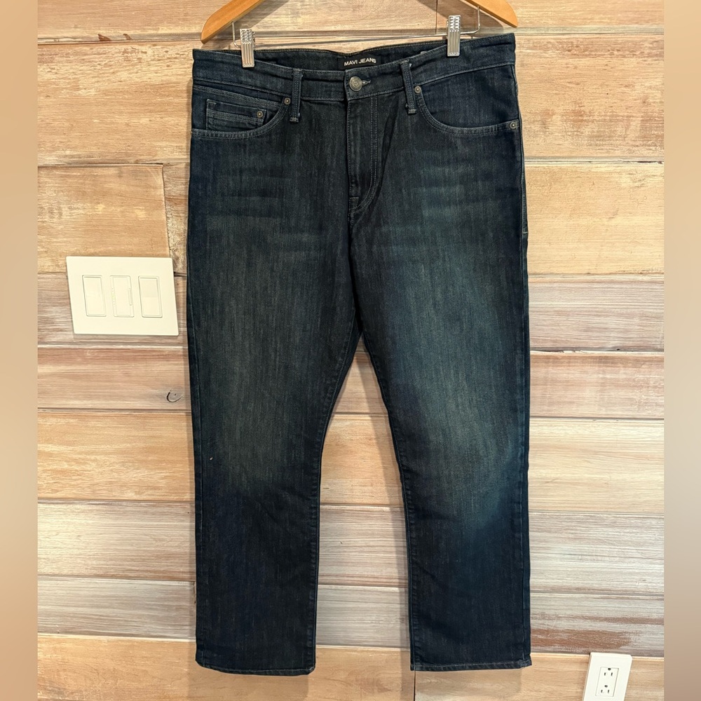 NWOT Mavi Men's Deep Indigo Straight Jeans Size 34x30